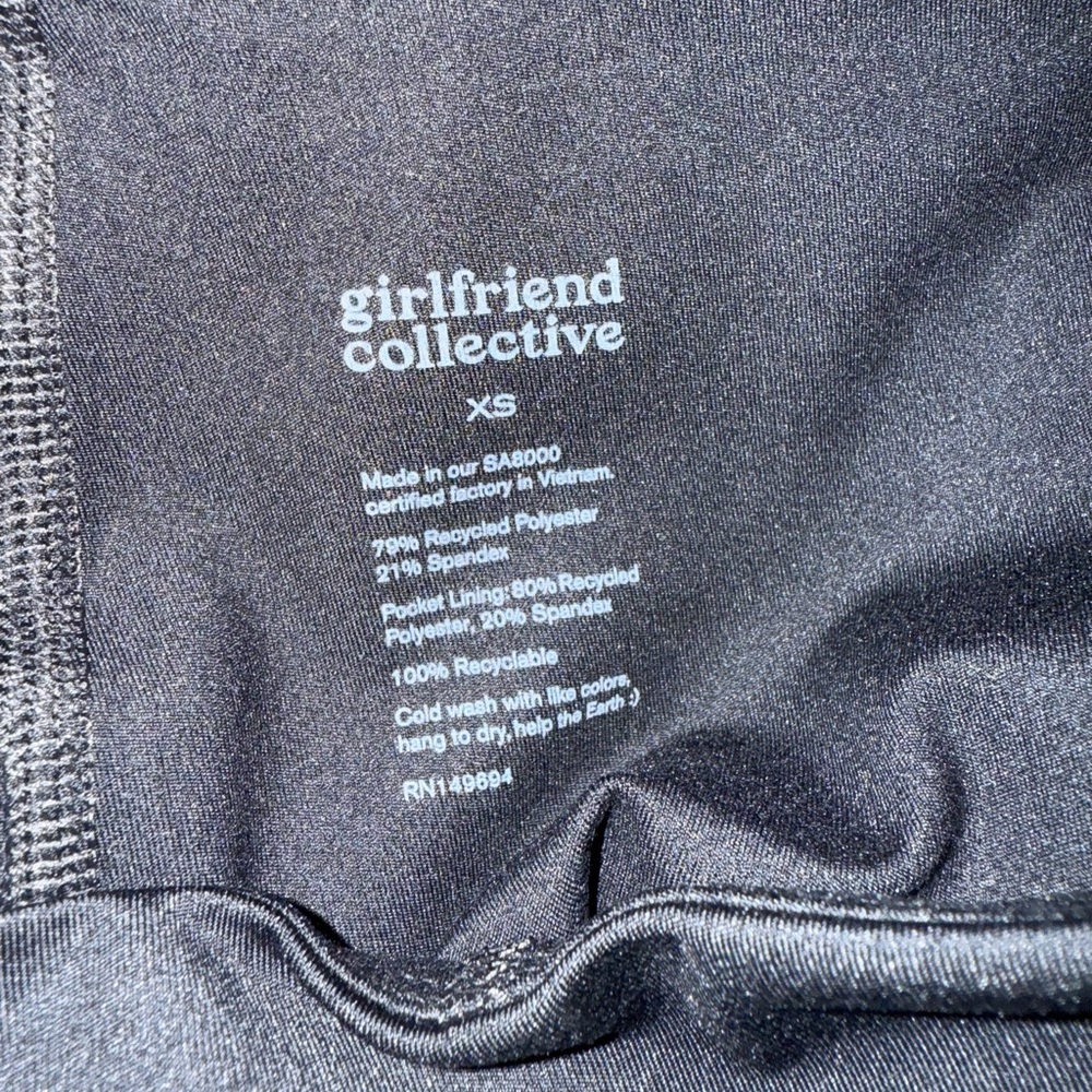 Girlfriend Collective High Rise Sport Skort in Black‎ Size XS NWT - Picture 9 of 11